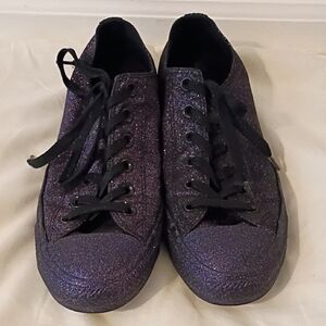 Converse Purple Glitter Athletic Shoes